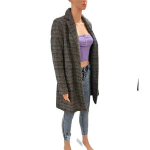 Maralyn & Me Women's Herringbone Long Coat